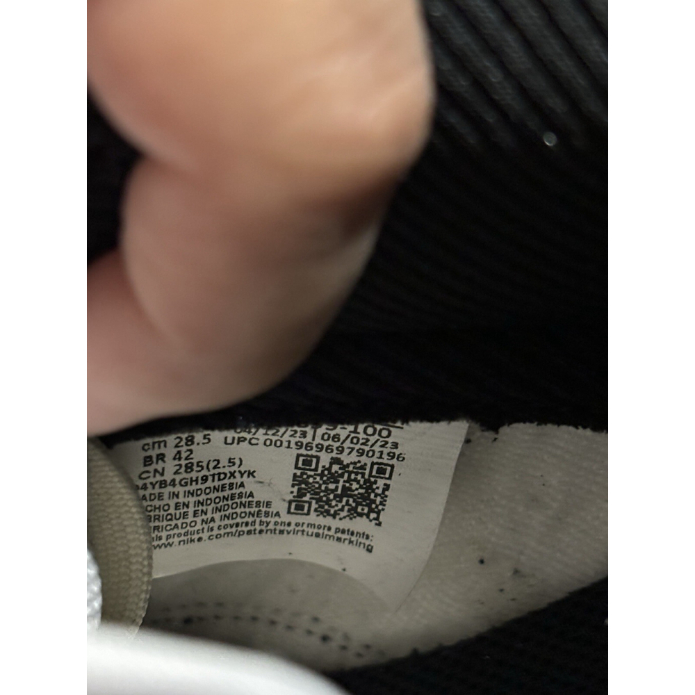 Nike Dunk Low PRM White/Black-Coconut Milk (FQ8899 100) WMNS 11.5/MNS 10 NEW - Picture 10 of 13